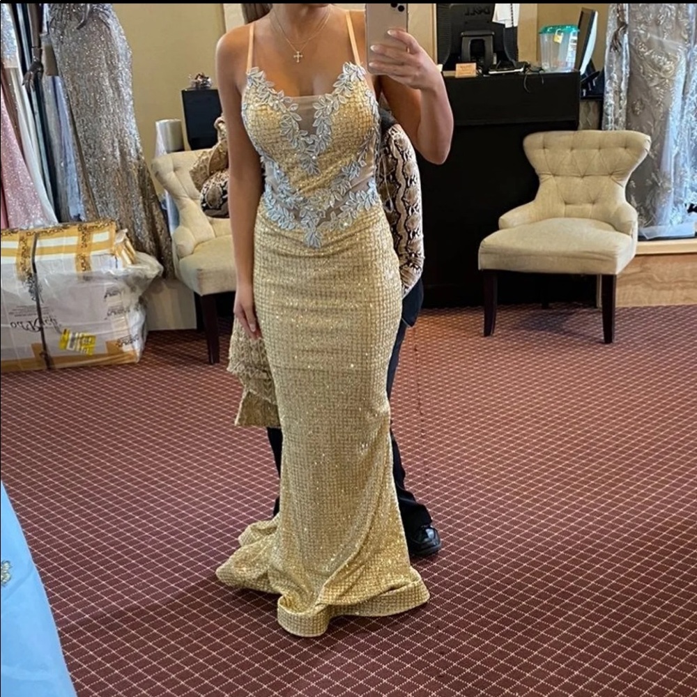 Gold Formal Dress
